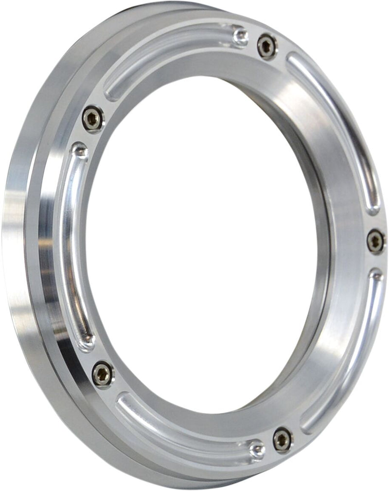 Trask Raw Aluminium Assault Derby Cover for Various Various Harley-Davidson Motorcycles (See Fitment List)