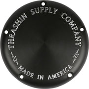 Classic Derby Cover Black Softail