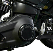 Classic Derby Cover Black Softail
