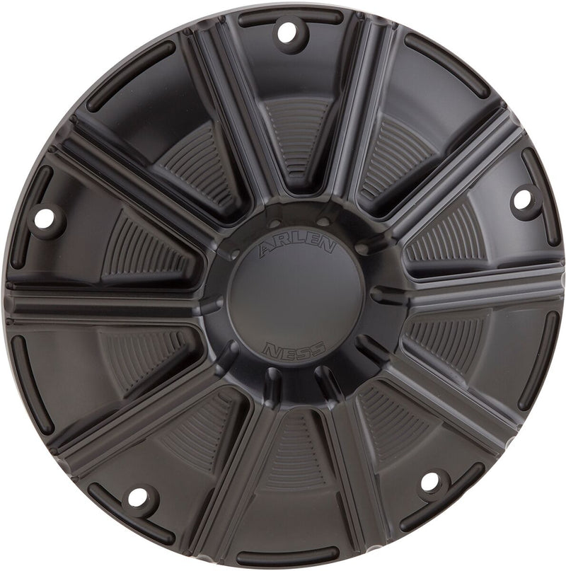 Arlen Ness Black Anodised 10-Gauge Derby Cover for 2015-2026 Harley-Davidson Touring Motorcycles