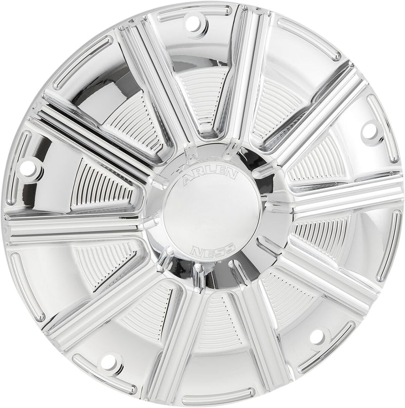 Arlen Ness Chrome 10-Gauge Derby Cover for 2015-2026 Harley-Davidson Touring and 2022 Harley-Davidson Trike Motorcycles