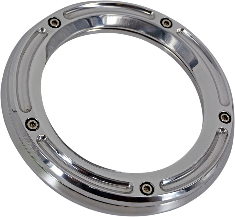 Trask Chrome Aluminium Assault Derby Cover for 2018-2026 Harley-Davidson Softail #TM-0042CH