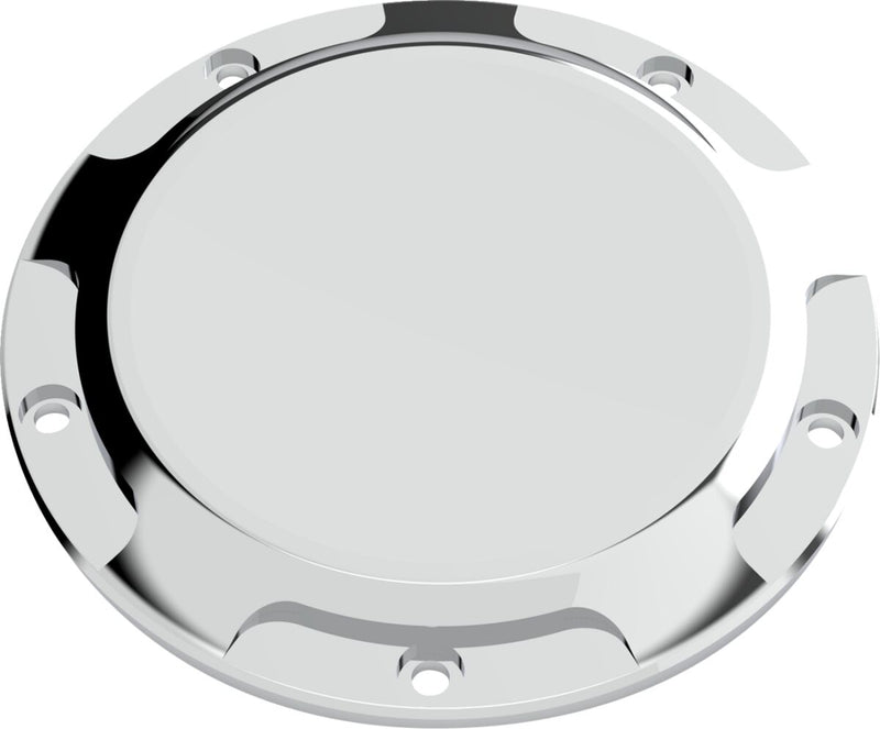 LA Choppers County Line Derby Cover Chrome Silver Aluminium