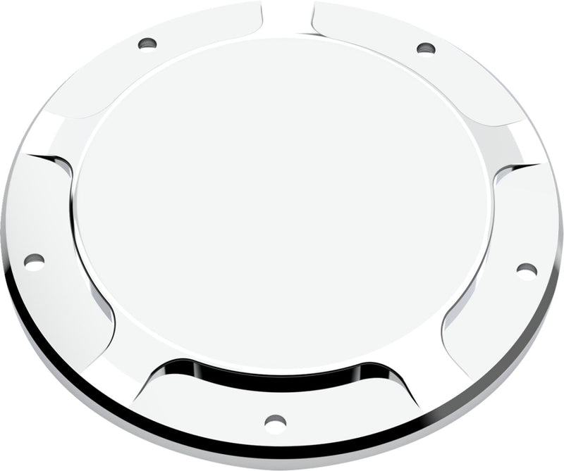 LA Choppers County Line Derby Cover Chrome Silver Aluminium