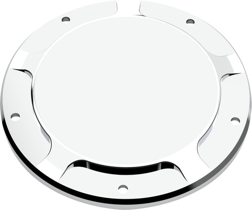 LA Choppers County Line Derby Cover Chrome Silver Aluminium