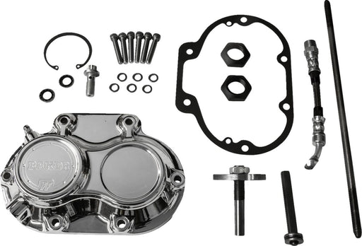 Baker Drivetrain Function-Formed™ Transmission Side Cover Assembly for 2017-2024 Harley-Davidson Polished 6061-T6 Aluminium Kit
