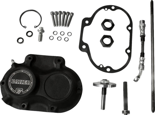 Baker Drivetrain Function-Formed™ Transmission Side Cover Assembly for 2017-2024 Harley-Davidson Black 6061-T6 Aluminium Kit