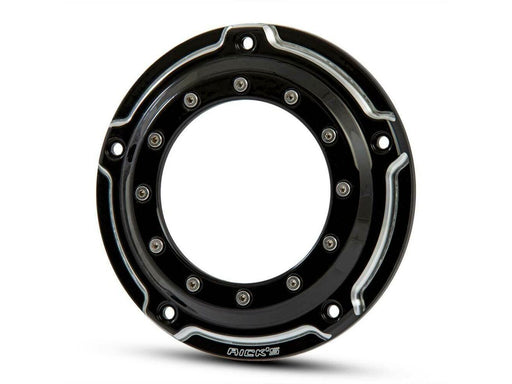 Rick's Motorcycles Derby cover for 2018-2024 Harley-Davidson Gloss Black Clutch