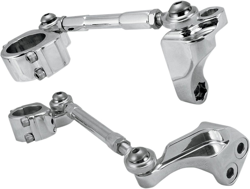 Alloy Art Polished Combi Stabiliser Kit for 2006-2017 Harley-Davidson Dyna Motorcycles