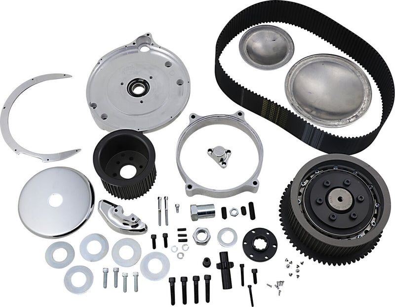 Belt Drives LTD 3 in. Belt Drive Kit for 1970-1978 Harley-Davidson Touring and 1971-1978 Harley-Davidson FXR Motorcycles
