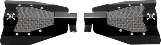 Burly Brand Titan Handguards for 2014-2024 Harley-Davidson Black Matte Hydraulic Clutch Standard Steel Pair
