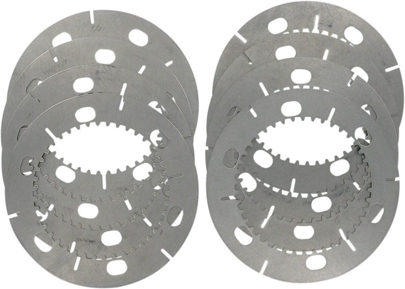 Drag Specialties Steel Drive Plates Clutch Set of 8