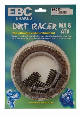 EBC SRC and DRC Race/Sport Aramid Series Clutch Kit for 2000-2009 GAS GAS DRC Series Grey Complete #DRC207