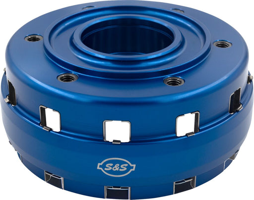 S&S Cycle Clutch Basket Kit for 2019-2026 Harley-Davidson Blue Billet Aluminium