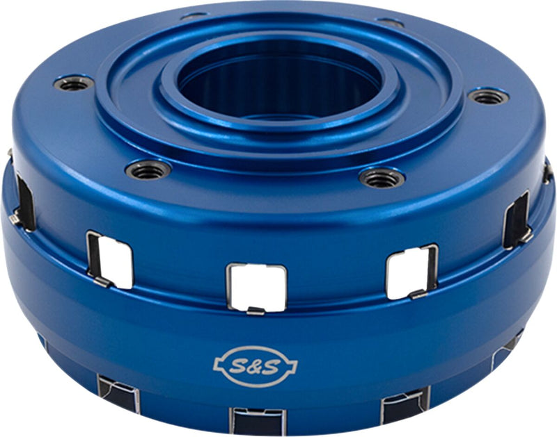S&S Cycle Clutch Basket Kit for 2019-2026 Harley-Davidson Blue Billet Aluminium