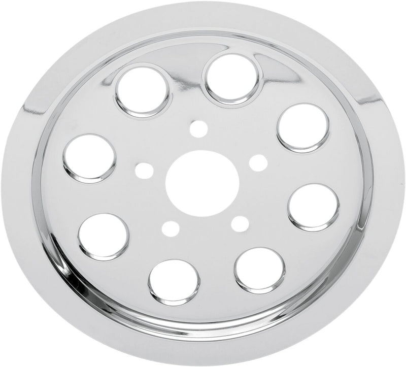 Drag Specialties Chrome Outer Rear Pulley Insert #302219