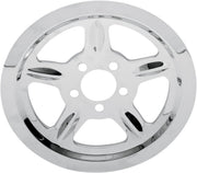 Drag Specialties Chrome Outer Rear Pulley Insert #302220