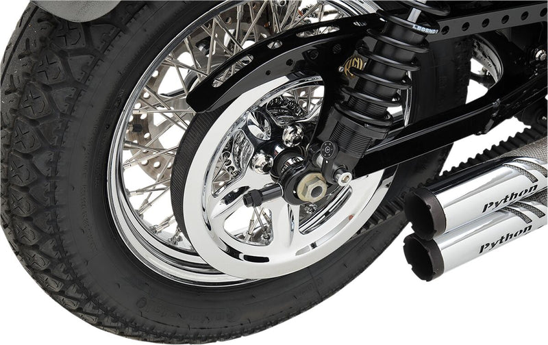 Drag Specialties Chrome Outer Rear Pulley Insert #302220