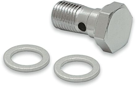 Drag Specialties Universal Chrome Steel Banjo Bolt #107