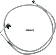 Drag Specialties Stainless Steel Brake Line Kit Fits Harley-Davidson Softail Models 1987-1999