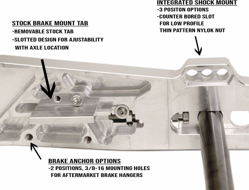 Alloy Art The Swinger Swingarm for 2009-2022 Harley-Davidson Touring Motorcycles
