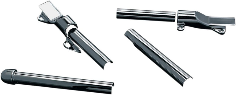 Kuryakyn Swingarm Tube Covers Only In Chrome For Harley-Davidson 2000-2007 Softail Motorcycles #KUR8108