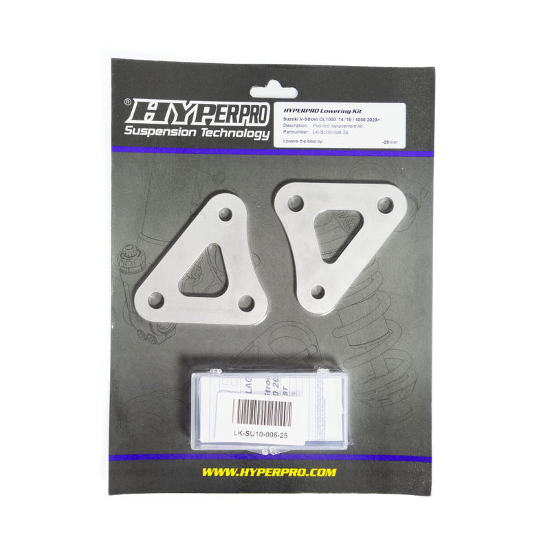 Hyperpro Lowering Kit w/link-system for 2014-2024 SUZUKI Rear Pull Rod Aluminium #LK-SU10-006-25
