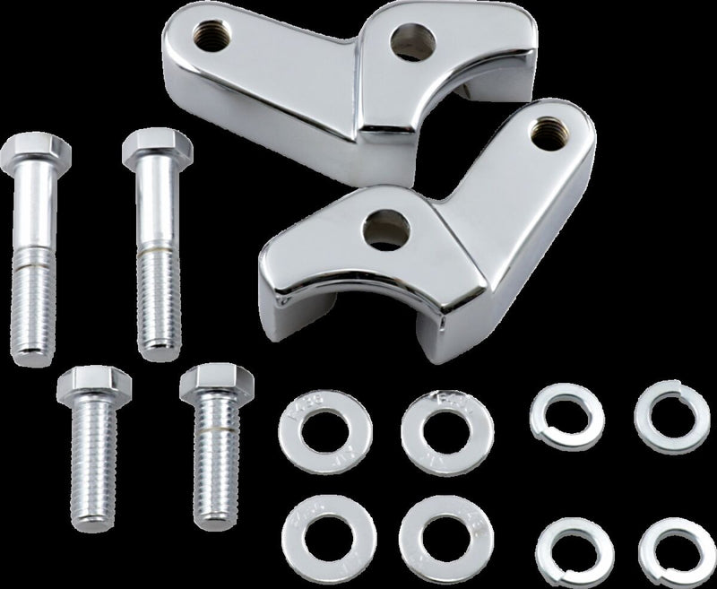 LA Choppers Rear Lowering Kit In Chrome For Harley-Davidson 2018-2023 Touring Models #LA-7590-06