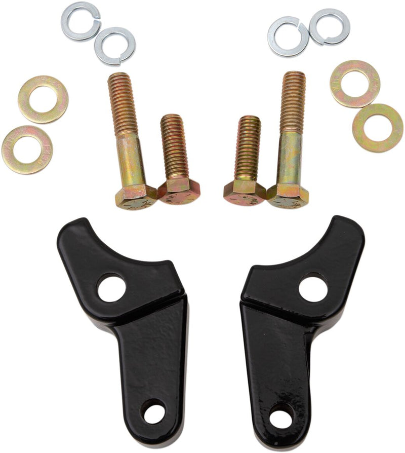 LA Choppers Rear Lowering Kit Black Powder-Coated Steel #LA-7590-06B