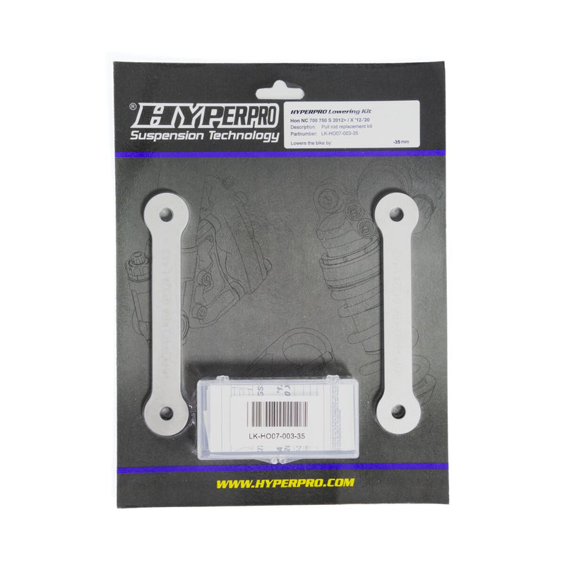 Hyperpro Lowering Kit w/link-system for 2012-2020 HONDA Rear Pull Rod Aluminium #LK-HO07-003-35