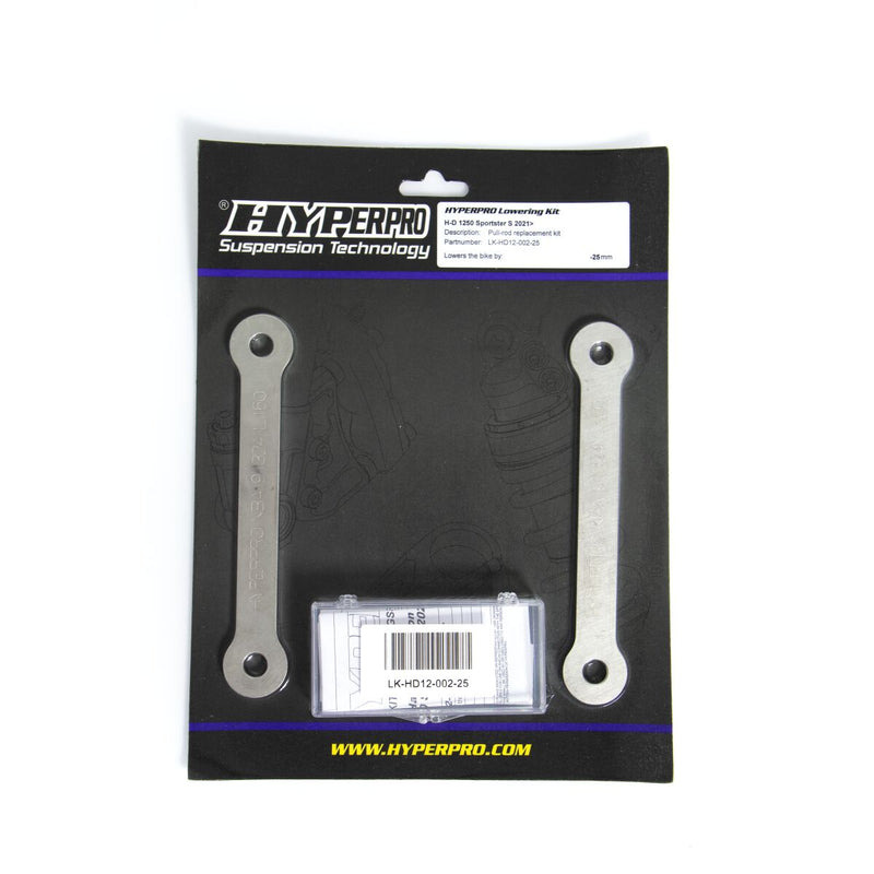 Hyperpro Lowering Kit Front/ Rear/ Combi for 2021-2024 Harley-Davidson RH 1250 S ABS Lowering Link #LK-HD12-002-25