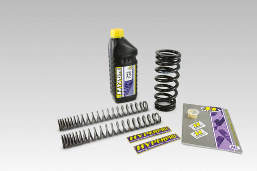 Hyperpro Lowering Spring Rear for 2024-2026 MOTO GUZZI V85 850 TT Lowering Kit Black Front Aluminium #SP-MG08-SSC008B