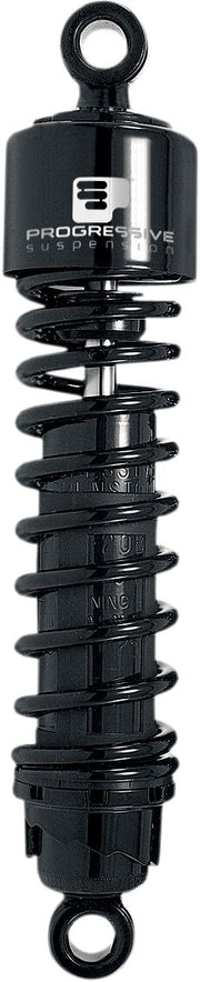 Progressive Suspension Black 412 Series 11.5" American-Tuned Gas Shocks - 115/155 Spring Rate (lbs/in) for 2004-2022 Harley-Davidson Sportster Motorcycles