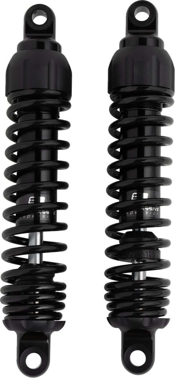 Progressive Suspension Black Standard 444 Series 13" Shocks - 90/130 Spring Rate (lbs/in) for Various Various Harley-Davidson Motorcycles (See Fitment List)