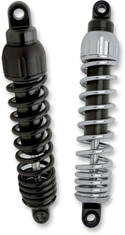 Progressive Suspension Black Heavy Duty 444 Series 12" Shocks - 115/155 Spring Rate (lbs/in) for 2006-2026 Harley-Davidson Touring Motorcycles