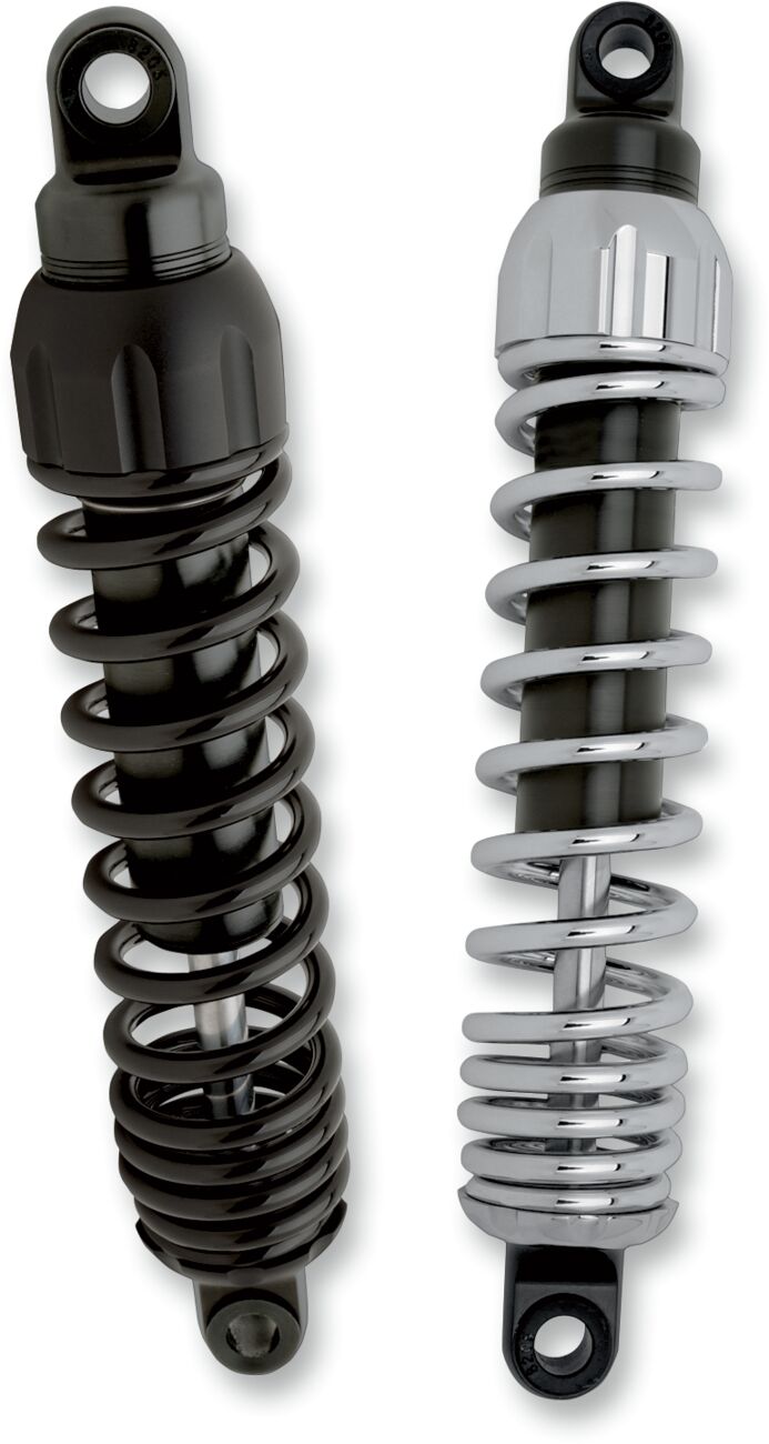 Progressive Suspension Black Heavy Duty 444 Series 12" Shocks - 115/155 Spring Rate (lbs/in) for 2006-2026 Harley-Davidson Touring Motorcycles