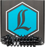 Legend Suspension REVO-A Adjustable V-Rod Coil Suspension Shock Absorber Anodised Black Rear Coilover Twin-Tube Aluminium Pair