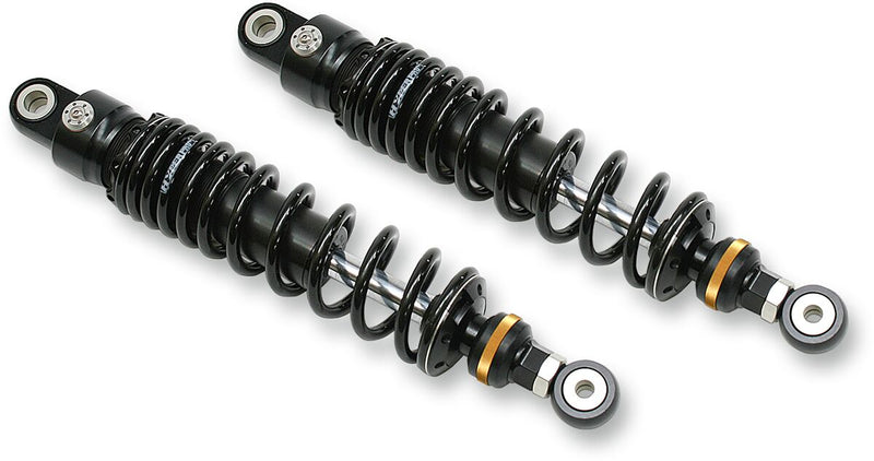 Hyperpro 360 Series Twin Emulsion Shocks for 1980, 1983, 1986-2008, 2015 Harley-Davidson Type 360 Shock Absorber Rear Aluminium Steel Pair #HDTO+13.00-0-M