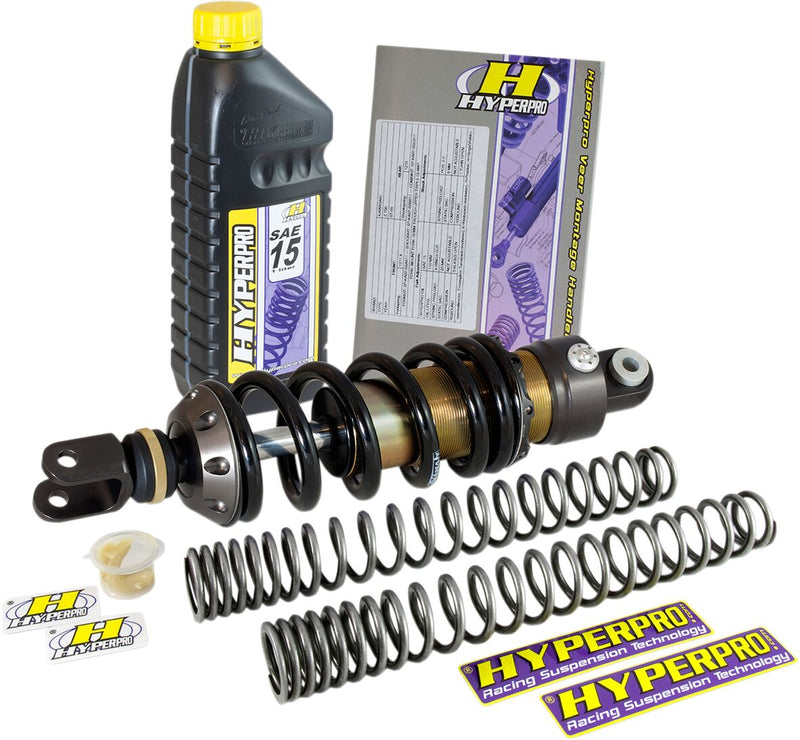 Hyperpro Streetbox for 1993-2003 HONDA XRV 750 Suspension Kit Black Gold Front Rear Aluminium Steel #SB-HO07-0AHP