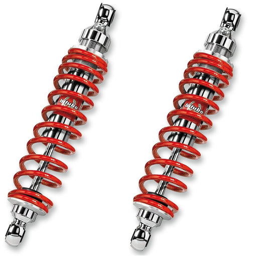 Bitubo S.R.L. WMB series shock absorber for scooter for 2003-2021 VESPA Chrome Red Rear Steel Pair