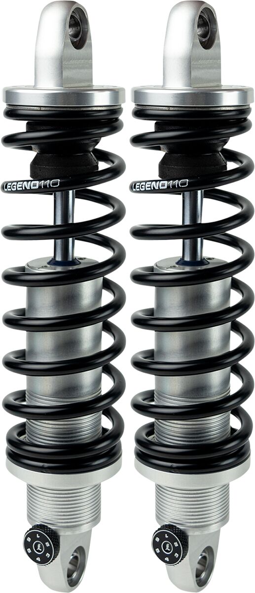 Legend Suspension Legend REVO-A Coil Suspension For Dyna Models Shock Absorber Anodised Clear Rear Coilover Twin-Tube Aluminium Pair