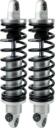 Legend Suspension Legend REVO-A Coil Suspension For Dyna Models Shock Absorber Anodised Clear Rear Coilover Twin-Tube Aluminium Pair
