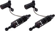 Progressive Suspension Black 990 Sport Series 13" Remote Reservoir Heavy Duty Shocks for 2014-2016 Harley-Davidson Touring Motorcycles
