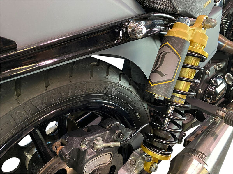 Legend Suspension Legend REVO ARC Piggyback Coil Suspension for FXD Models Shock Absorber Gold Rear Pair
