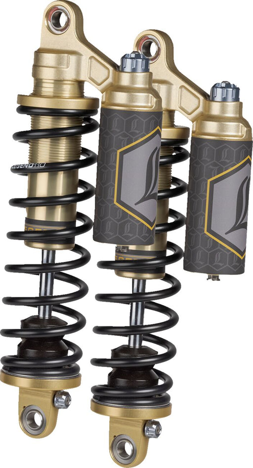 Legend Suspension Legend REVO ARC Piggyback Coil Suspension for FXD Models Shock Absorber Gold Rear Pair