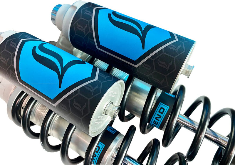 Legend Suspension Legend REVO ARC Piggyback Coil Suspension for FXD Models Shock Absorber Clear Rear Pair