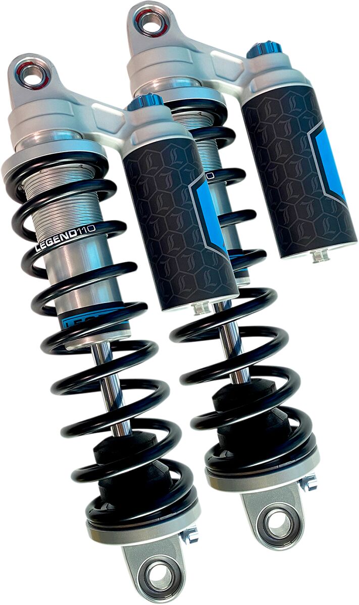 Legend Suspension Legend REVO ARC Piggyback Coil Suspension for FXD Models Shock Absorber Clear Rear Pair