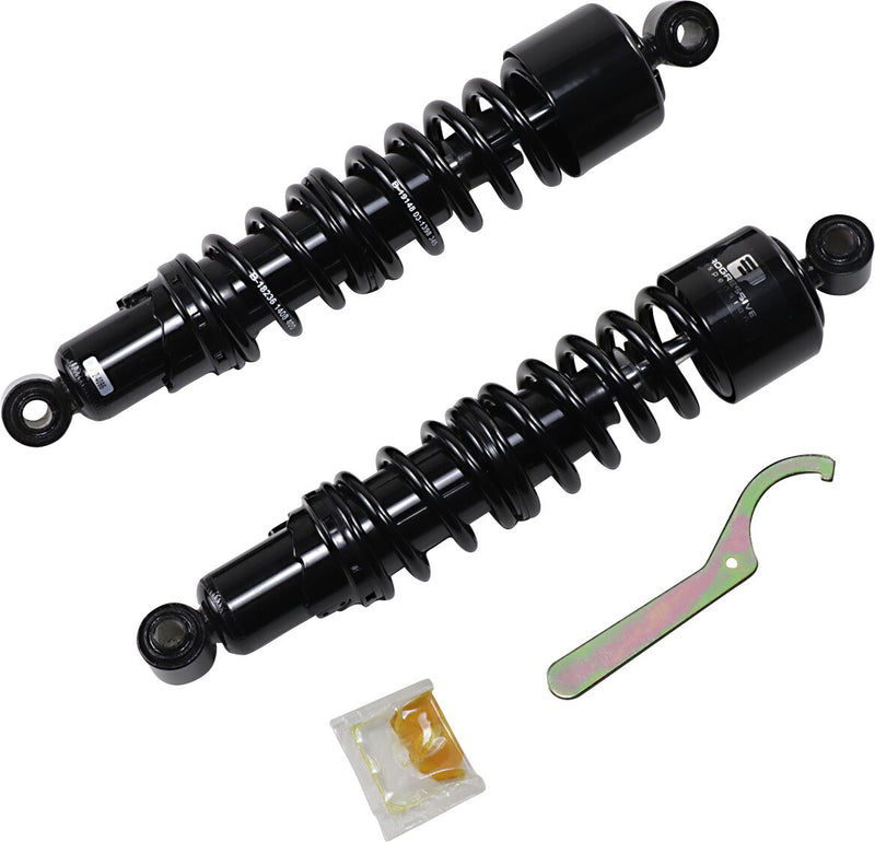 Progressive Suspension Black 14 in. Heavy Duty 412 Series Shocks for 1999-2017 Harley-Davidson Dyna Motorcycles