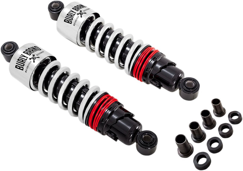 Burly Brand Slammer Plus Shock Kit In Chrome For Harley-Davidson 1980-2021 Touring Motorcycles