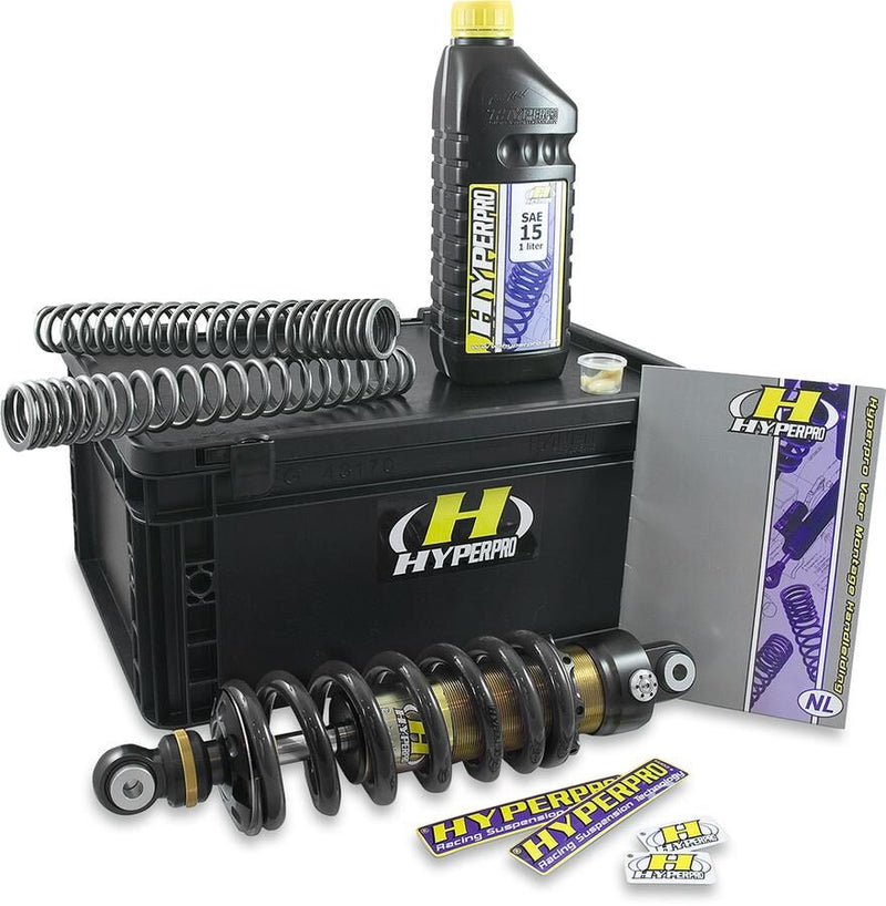 Hyperpro Streetbox for 2014-2017 YAMAHA MT-07 Suspension Kit Black Front Rear #SB-YA07-5AEP